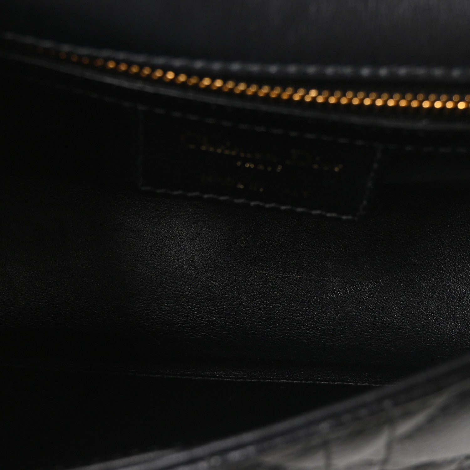 Calfskin Cannage Small Caro Bag Black