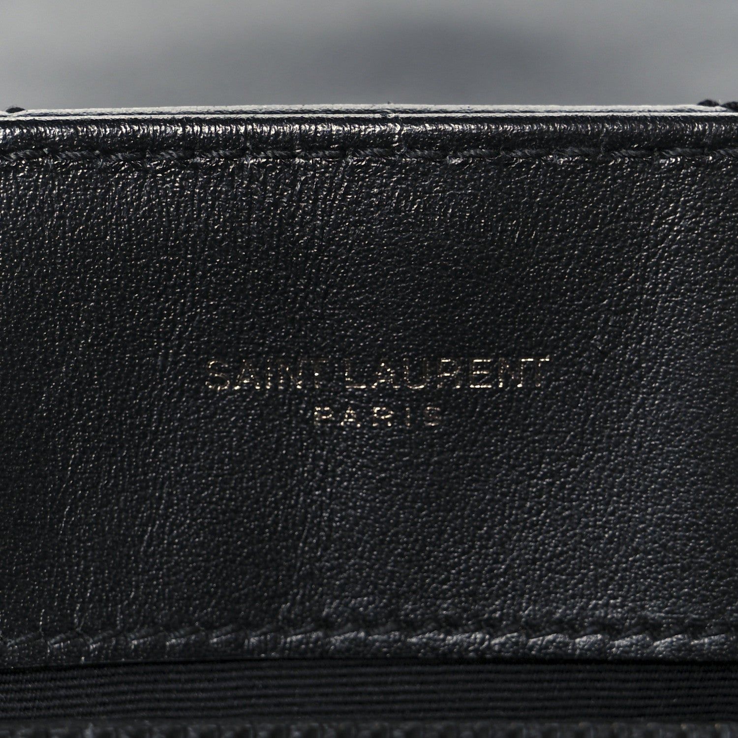 Calfskin Y Quilted Monogram Monochrome Medium Loulou Chain Satchel Black