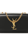 Grain De Poudre Small Monogram Kate Satchel Black