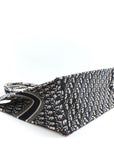 Oblique Large Book Tote Blue Multicolor