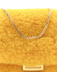 Shearling Vitello Grace Nano Baguette Charm Narciso