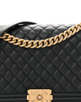 Caviar Quilted New Medium Boy Flap Black