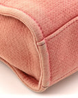 Canvas Mini Deauville Tote Red