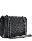 Aged Calfskin Quilted 2.55 Reissue 225 Flap Black
