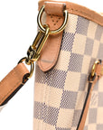 Damier Azur Braided Neverfull MM Orange