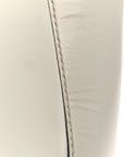 Brushed Calfskin Cleo Adjustable Strap Shoulder Bag White