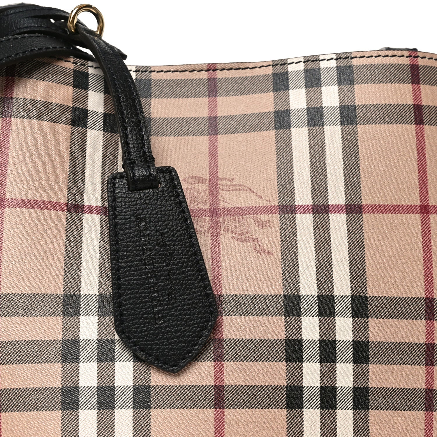 Haymarket Check Colours Small Lorne Bucket Crossbody Black