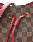 Damier Ebene Neonoe MM Cherry Berry