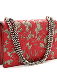 GG Supreme Monogram Arabesque Dionysus Shoulder Bag Hibiscus Red