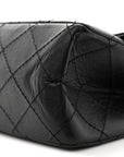 Aged Calfskin Quilted 2.55 Reissue 226 Flap Black