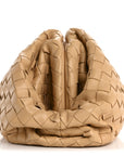 Nappa Maxi Intrecciato The Pouch Oversized Clutch Almond