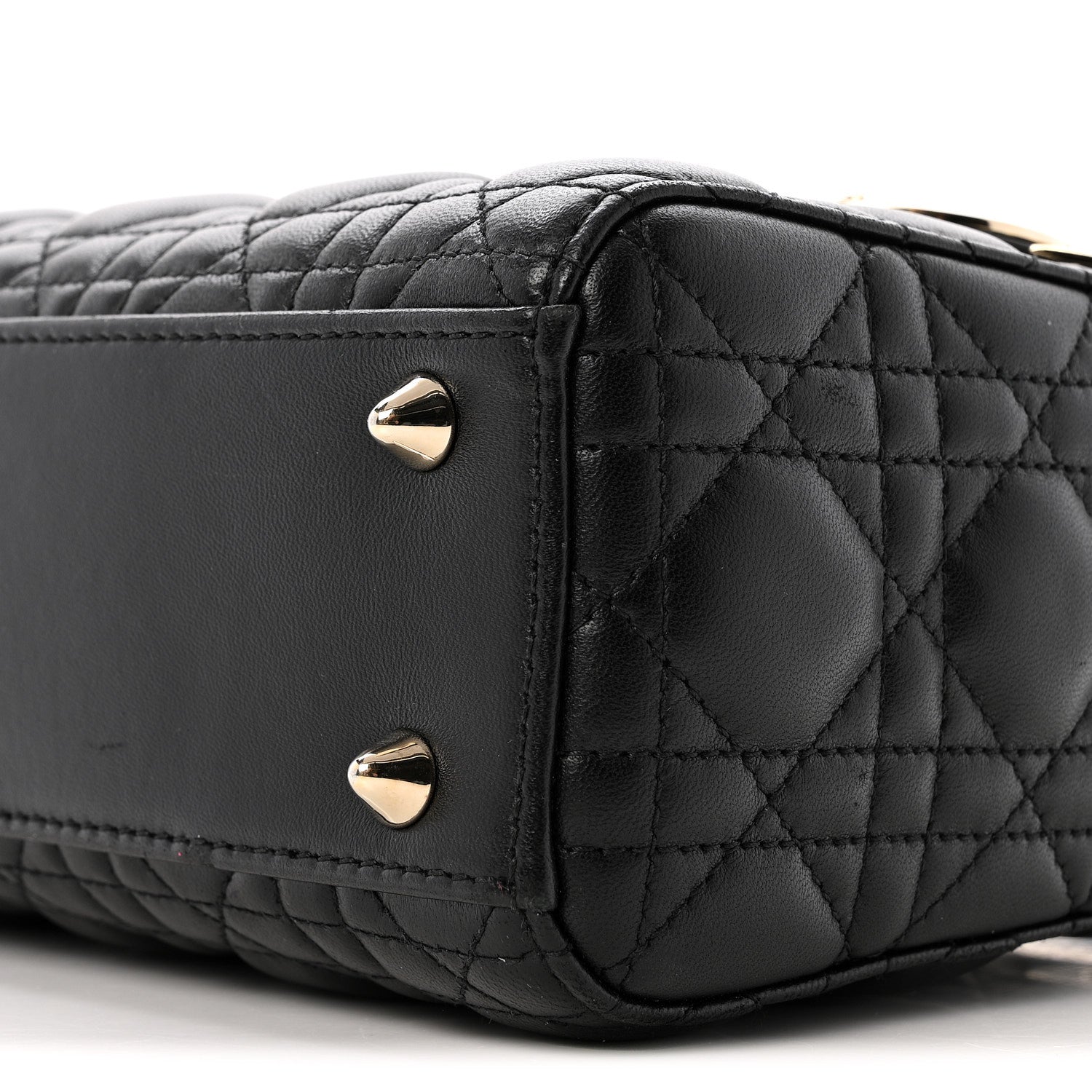 Lambskin Cannage Small My ABCD1OR Lady D1OR Black