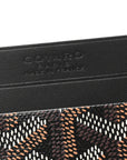 Goyardine Saint Sulpice Card Holder Black