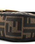 Fabric Jacquard FF 1974 Mini Baguette Tobacco Moro Black