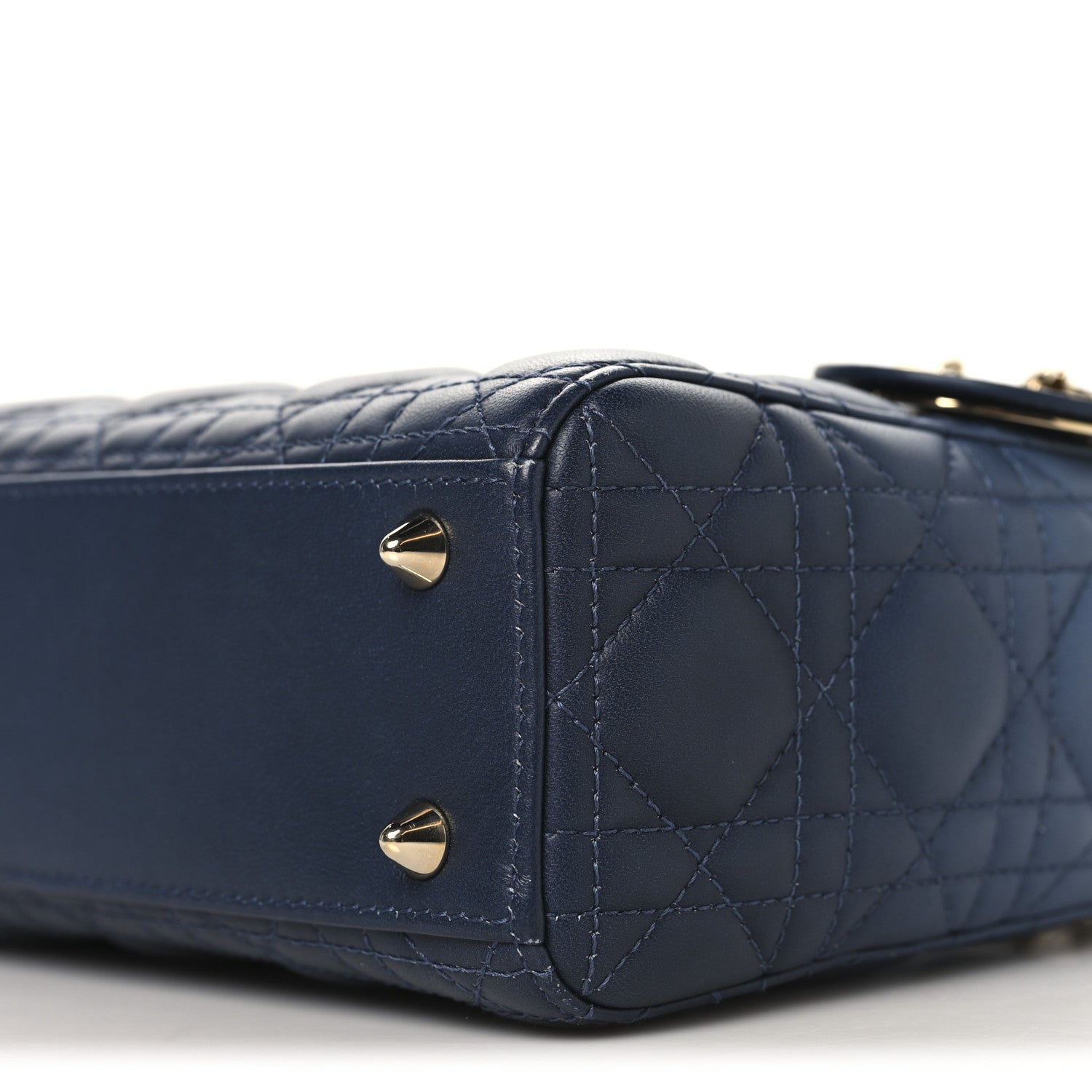 Lambskin Cannage Gradient Small My ABCD1OR Lady D1OR Indigo Blue