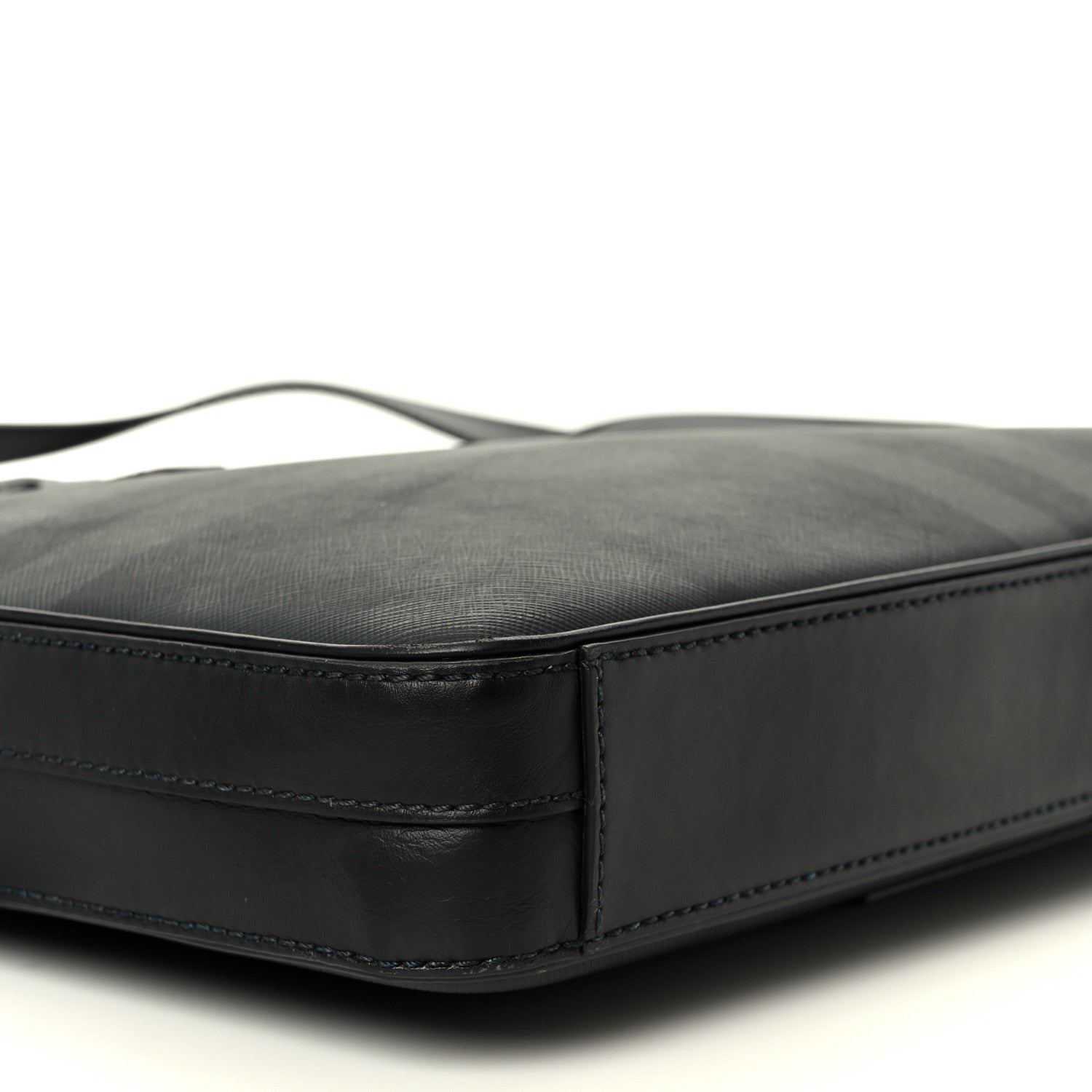 London Check Ainsworth Briefcase Dark Charcoal
