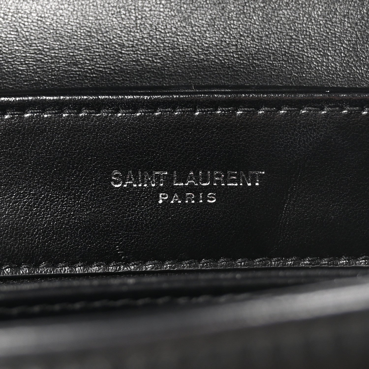 Calfskin Y Quilted Monogram Toy Loulou Crossbody Bag Black