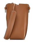 Smooth Calfskin Anagram Phone Pouch Tan