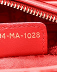 Patent Cannage Stitched Medium Lady D1OR Red