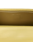 Lambskin Quilted CHNL 19 Wallet On Chain WOC Green