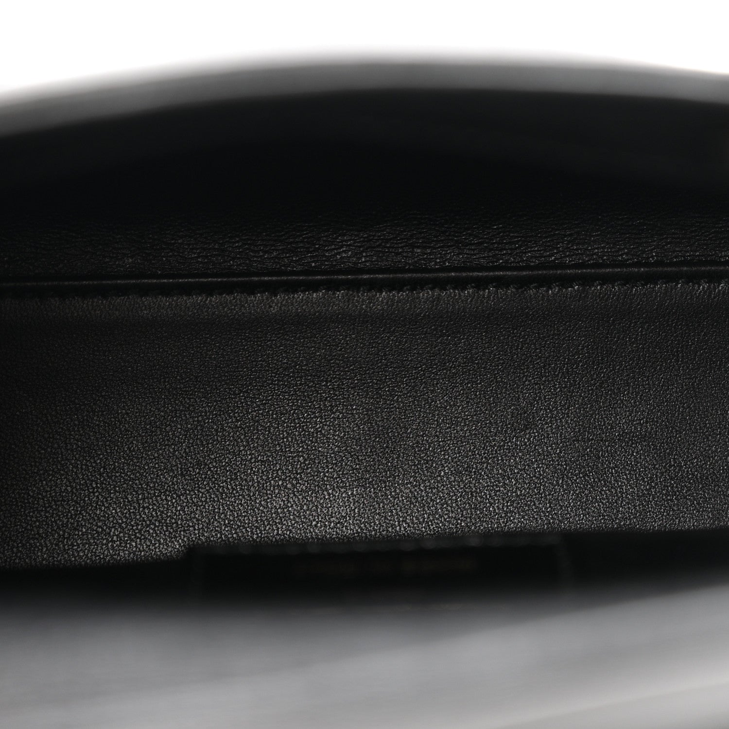 Calfskin Beaded Mini Lady D1OR Black