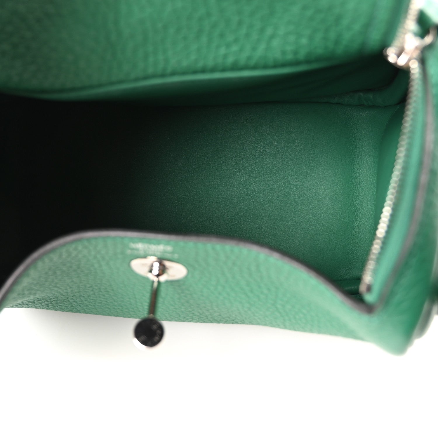 Taurillon Clemence Mini Lindy 20 Vert Vertigo