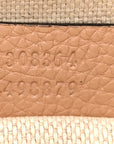 Pebbled Calfskin Small Soho Disco Bag Camelia