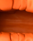 Smooth Butter Calfskin Small The Shoulder Pouch Light Orange
