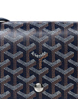 Goyardine Plumet Wallet Clutch Navy