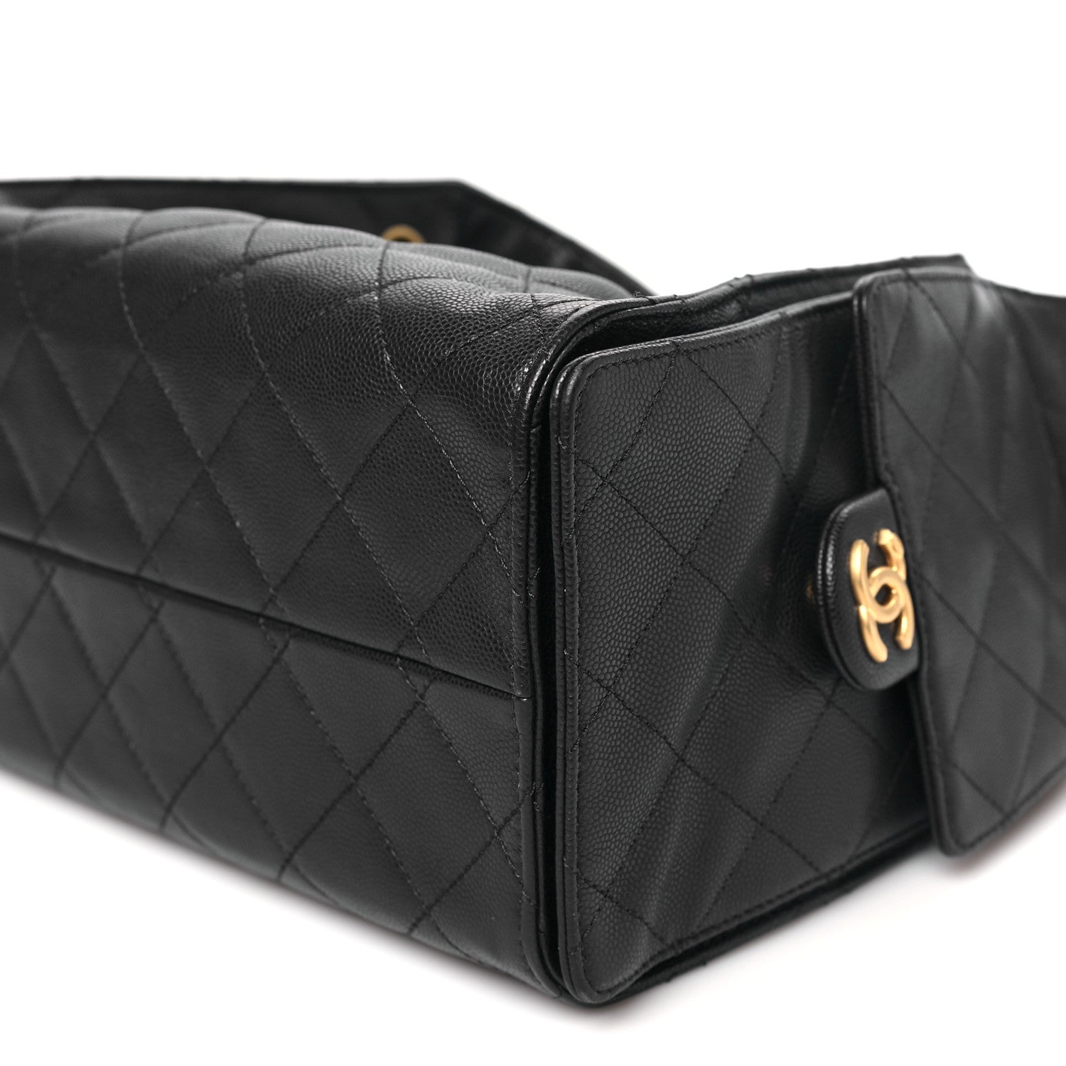 Caviar Quilted Small CHNL 25 Handbag Dark Navy