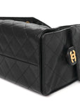 Caviar Quilted Small CHNL 25 Handbag Dark Navy