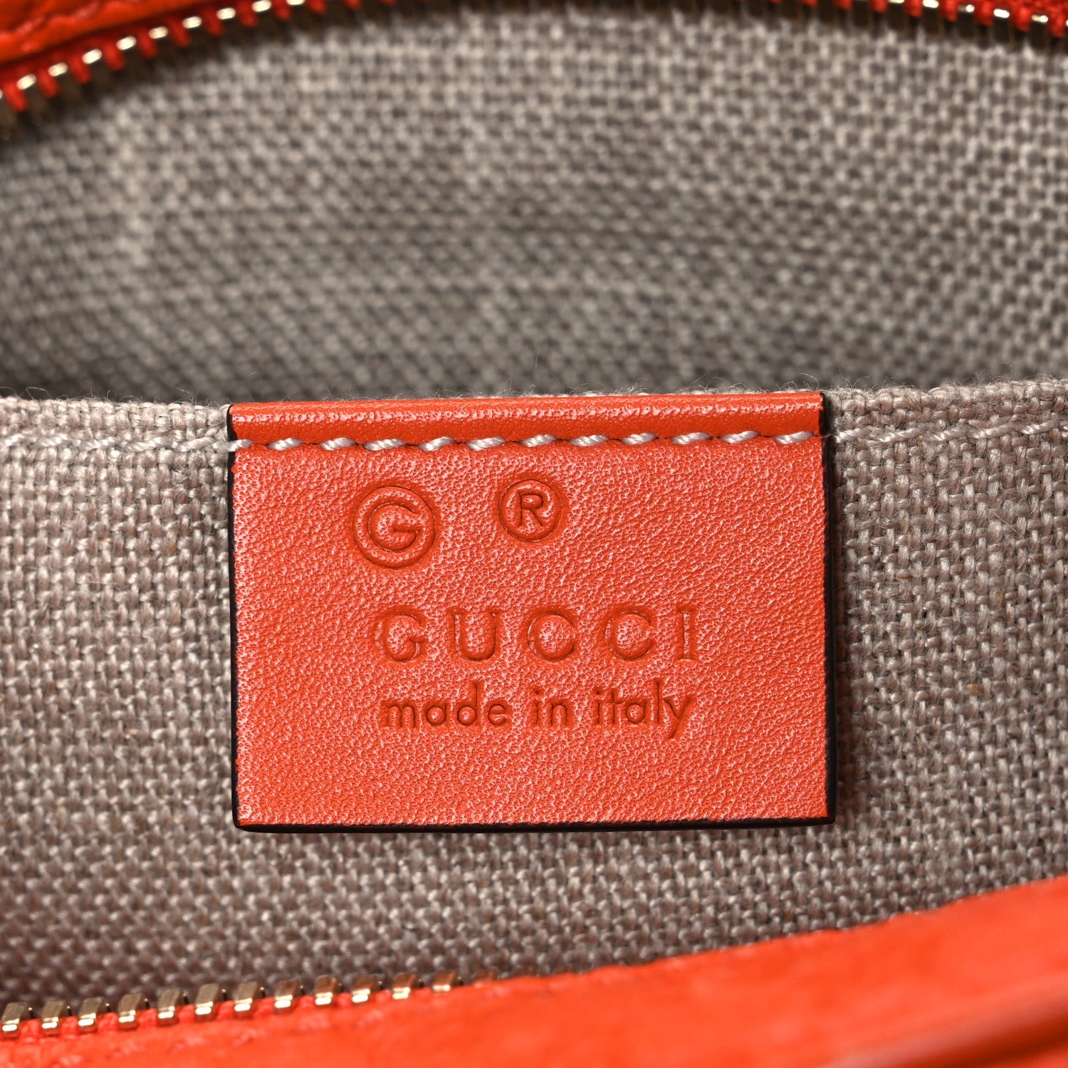 Soft MicroGCCIssima Mini Bree Messenger Bag Sun Orange