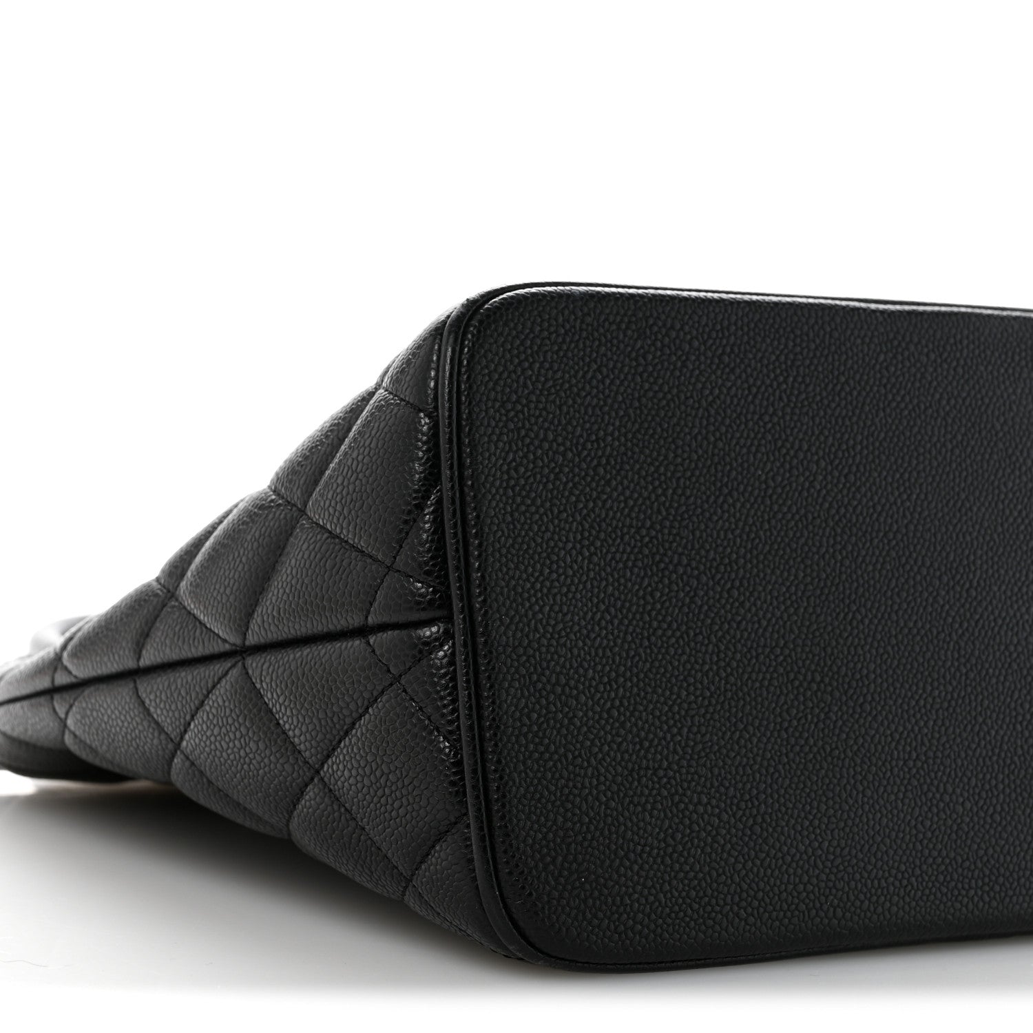 Caviar Quilted Medallion Tote Black