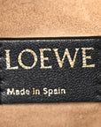 Mellow Nappa Medium Donut Chain Flamenco Knot Clutch Black