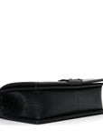 Caviar Quilted Medium Boy Flap Black