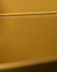 Caviar Quilted Small CC Filigree Vanity Case Yellow