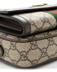GG Supreme Monogram Web Mini Ophidia Bag Beige Ebony