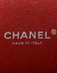 Caviar Quilted Maxi Double Flap Dark Red