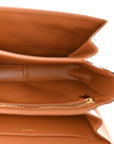 Triomphe Canvas Calfskin Medium Triomphe Bag Tan