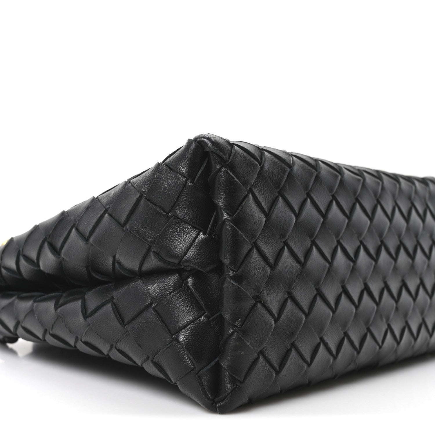Nappa Intrecciato Small Andiamo Shoulder Bag Black