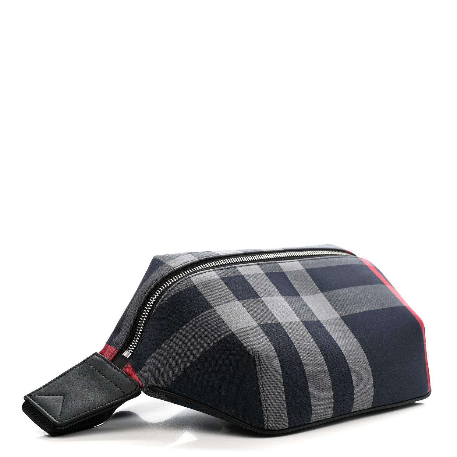 House Check Sonny Bum Bag Navy Grey