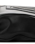 Calfskin Small Repeat Zip Hobo Black