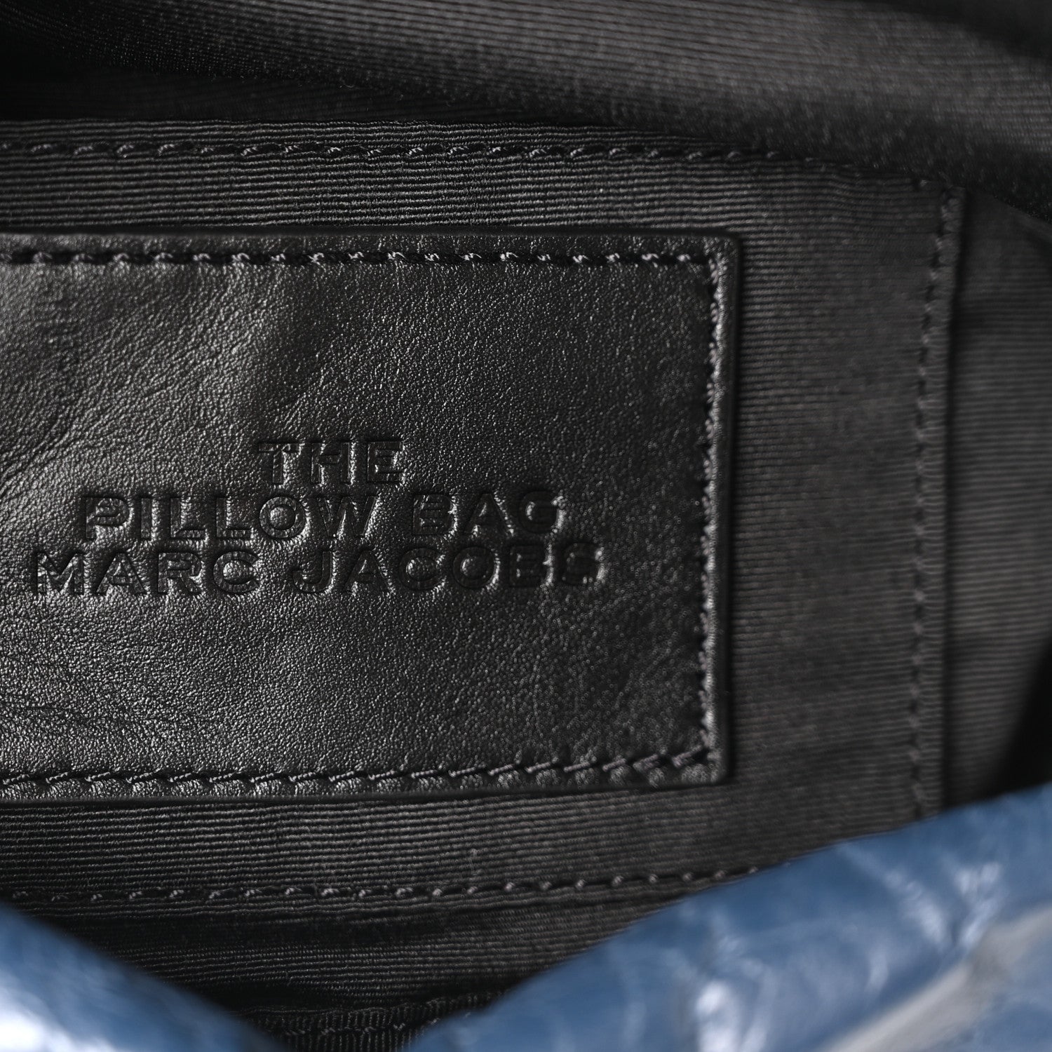 Lambskin The Pillow Bag Blue Sea