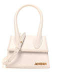 Smooth Calfskin Le Chiquito Moyen White