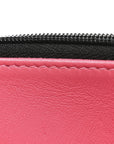 Caviar Quilted Perforated Metal CC Wallet On Chain WOC Black