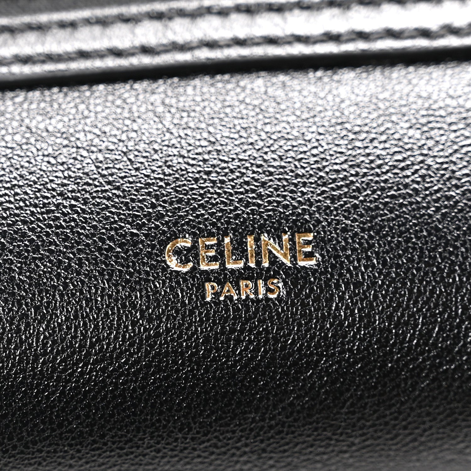 Supple Shiny Lambskin Little New Luggage Black