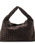 Suede Intrecciato Small Hop Fondant