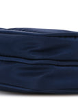 Tessuto Nylon Saffiano Mini Camera Crossbody Royal