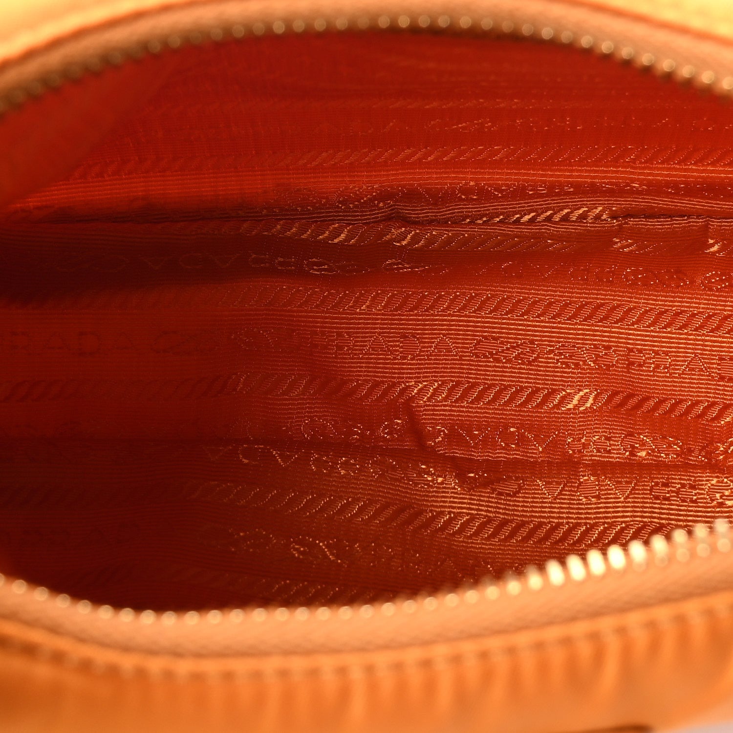Re-Nylon Saffiano Re-Edition 2005 Shoulder Bag Amber