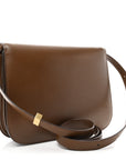 Box Calfskin Medium Classic Box Flap Bag Camel